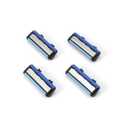 China Hot Selling Six Blades System Shaver Razor Cartridges With Trimmer On Top for sale