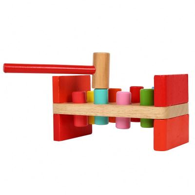 China Quality Wooden Super Smooth Wooden Column Education Kids Safe Education Beating Wooden Toys for sale