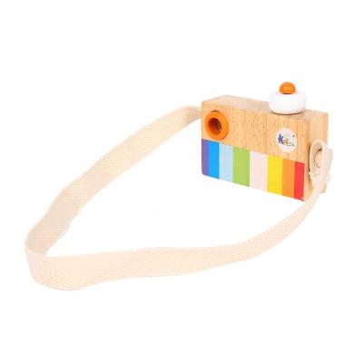 China Best Selling Classic Wooden Camera Kaleidoscope Cartoon Kids Toys Education Magic Toys for sale