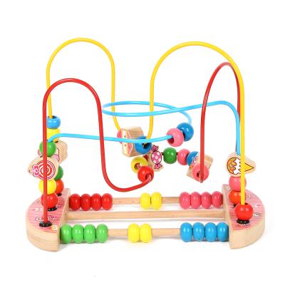 China 2019 High Quality Wooden Toys Bead Maze Early Development Kids Preschool Education Kid Toy for sale