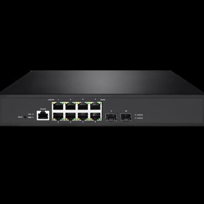 China LACP 150W Layer 2+ Gigabit Switch With 8G PoE Ports 2G SFP SR-SG3210FP for sale