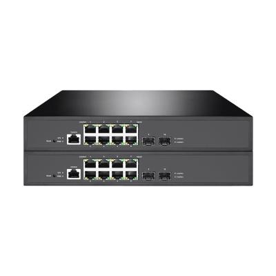 China LACP 8G RJ45 Ports Layer 2+ Managed Gigabit Switch With 2 SFP Ports 1 Console Port SR-SG3210F for sale