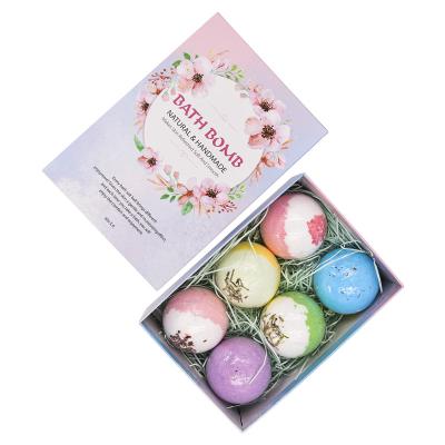 China Moisturize Bath Bomb Skin Whitening Cosmetic Organic Unscented Private Label Scentless Bulk Bath Bombs Gift Set for sale