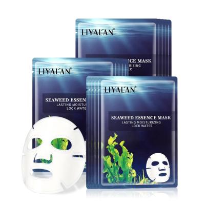 China Natural Seaweed Moisturizer Cotton Fiber Sheet Mask Plant Extract Deep Moisturizing Best Facial Mask for sale