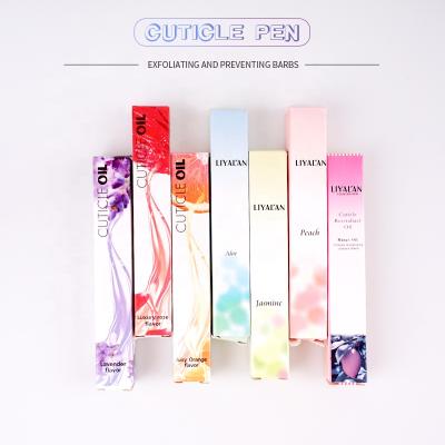 China Easy Apply Private Label Nail Supplies Fruity Smell Revitalizer Cuticle Oil Pen For Nail Care for sale