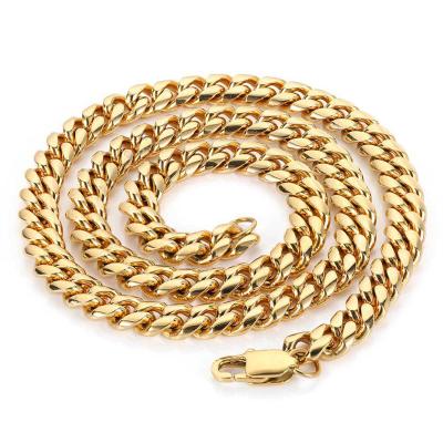 China Wholesale Mens Stainless Steel Hip Hop Cuban Link Chain Jewelry Restrictor Cuban Link Chain 7-30