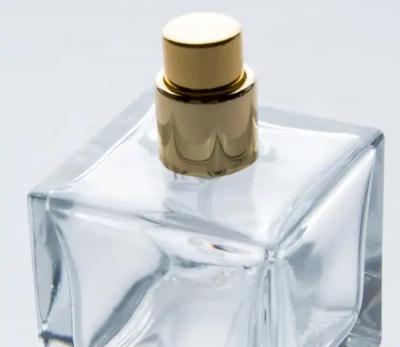 China Empty Atomizer Spray 30ml square glass perfume bottle for sale