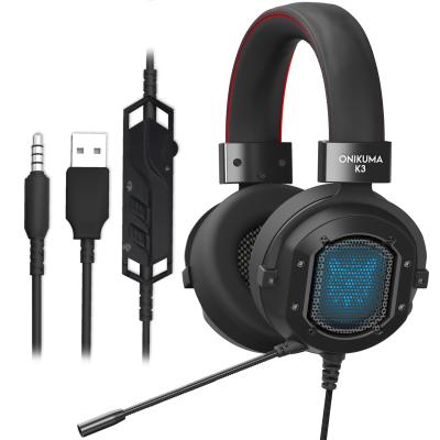 China Comfortable Wearing Ps4 Wired Handfree Gaming Headphones Headset Electronics 7.1 Gaming Headset for sale