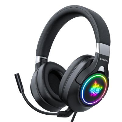 China Stylish Mini Headset Stand Hand Free Headphones Earphones Gaming 3.5mm Led RGB Gaming Headset for sale