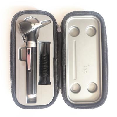 China ML-OT8C LED Pocket Fiber Ear Ear Otoscope Otoscope With Free Specula And Zipper Case for sale