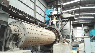 China Calcium Carbonate Ball Mill Grinder , Horizontal Ball Mill  Higher Output for sale