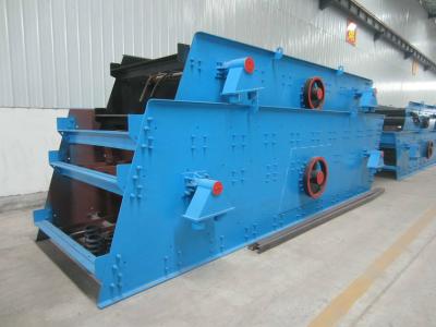 China High Sieving Efficiency Linear Vibrating Screen Low Noise 20-100T Per hour for sale