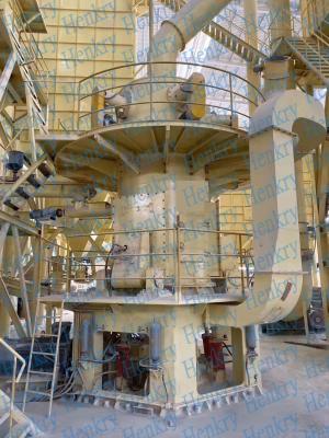 China Calcium Carbonate Ultrafine Vertical Grinding Mill With 3 Rollers And 5 Motor Classifiers for sale