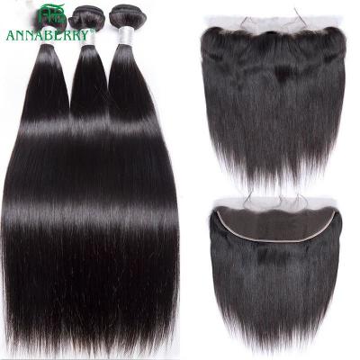 China Cheap Curly Brazilian Hair Weave Virgin Hair Extension Loop Cuticle Lined With 13*4 Lace Front Closure Cambodian Hair Bundles for sale