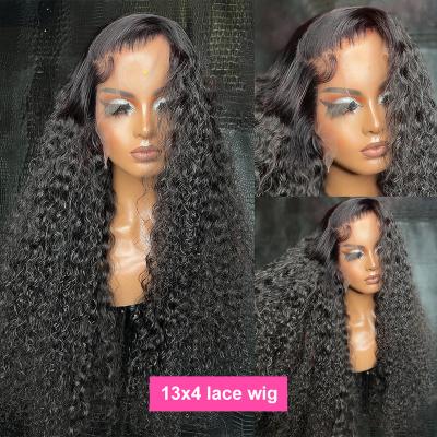 China Wholesale Transparent Glueless Virgin Hair Lace Front Cuticle Aligned Hair Wig 13x4 Hd Lace Front Human Hair Wig for sale