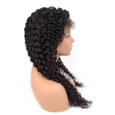 China Wholesale french curly full lace wig hd cap curl hair 13*4 full lace wig raw brazilian virgin hair vendors lace wig for sale