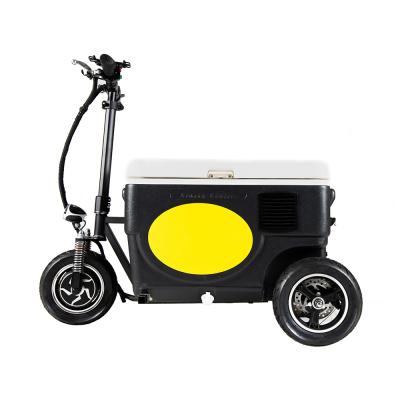 China 2020 New Style Durable Large Resistance 2 Wheel With Air Electric Scooter For Food Delivery for sale