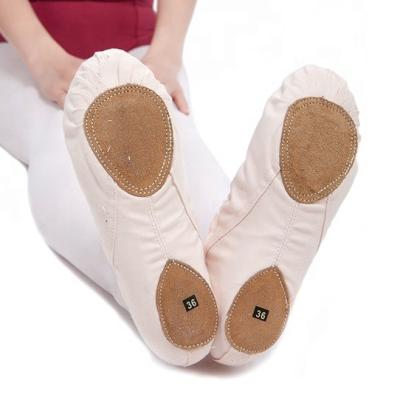 China Comfortable Customize Girls Women Ballerina Dance Ballet Pointe Shoes Slippers Folded Foldable Ballet Slippers for sale