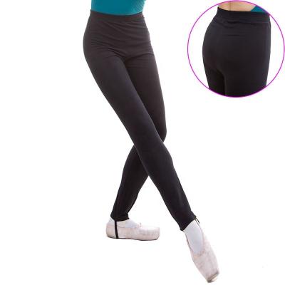 China Amazon Supplier Cotton Fabric Comfy Adults Dance Ballet Tights Color Women's Stirrup Gym Gaiters for sale