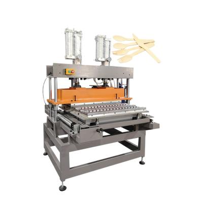 China To Make Wooden Spoon Ice Wooden Spoon Making Machine Disposable Wooden Spoon Fork Knife Forming Machine for sale