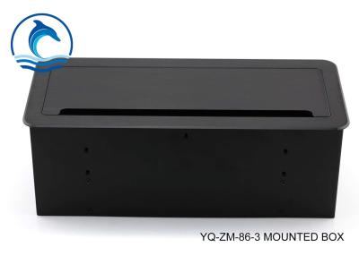 China YQ-ZM-86-3 Multicore Stage Box , Table Mounted Outlet Box For Electrical Outlet Connection for sale