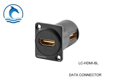 China HDMI 1.4 Female Feed Through Socket , LC-HDMI-BL Waterproof Data Connector for sale