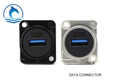 China USB 3.0 Digital Data Connector Female Feed Through Data Connector LC-USB-B for sale