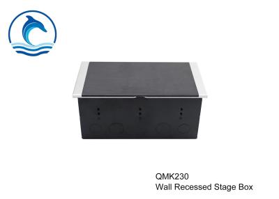 China Multicore Recessed Stage Box Aluminum Alloy Materials Information Box for sale