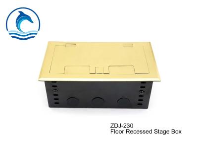 China ZDJ-230 230*130mm Recessed Floor Outlet Box 500kg Load Bearing Capacity for sale