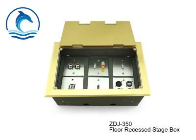 China ZDJ-350 Six 86 Panel Recessed Stage Box 2 Years Warranty Convenient For User for sale