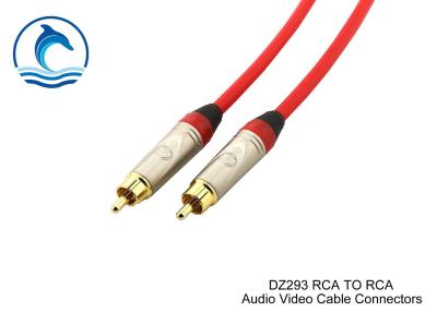 중국 DZ293 RCA 연결관, RCA Phono 연결관에 오디오 영상 케이블 연결관 RCA 판매용