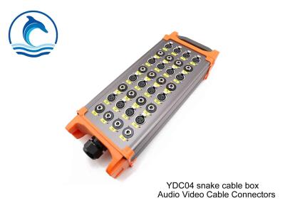 China YDC04 16 Channel XLR Snake Box , Video Cable Connectors With Stage Box for sale