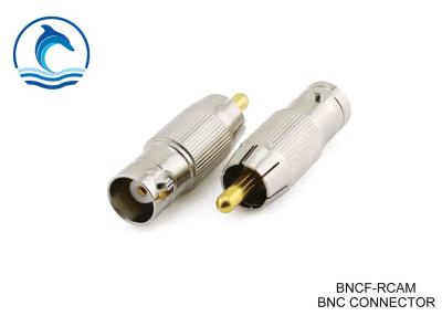 China Hembra a la hembra coaxial masculina del RF BNC del conector de cable de BNC al adaptador masculino de RCA en venta