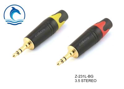 China De stereo Audio de Hefboomschakelaar van 3,5 Mm/het Correcte Goud van Kabelschakelaars plateerde Lood Te koop