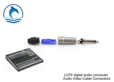 China Audiovideokabel-Verbindungsstücke LCP2 2 Pole 1/4 Zoll-Monostecker-Audiokabel-Verbindungsstücke zu verkaufen