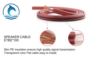 Китай Установки кабеля диктора цвета серии ЭТБ тип соединителя прозрачной плоской легкой стерео продается
