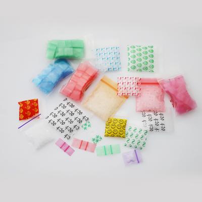 China Custom Mini Apple Plastic Baggy Zip Lock Baggies LDPE Zip Lock Bag Reusable Clear Bag Small Zip Bag for sale