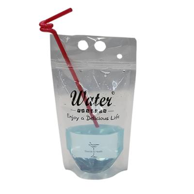 China Recyclable Clear Printed Jelly Fruit Juice Drink Doypack Reusable Plastic Jelly Stand Up Pouch Package Bag for sale