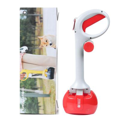 China New Long Dog Poo Handle Dog Poo Toilet Picker Viable Poo 2-In-1 Waste Bag Toilet Picker Dog Poo Toilet Picker Viable for sale