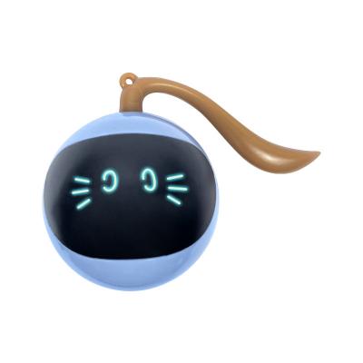 China Viable Magic Electric Intelligent Automatic Ball Lighter Cat Toy Cat Ball Pet USB Self Charging Hi for sale