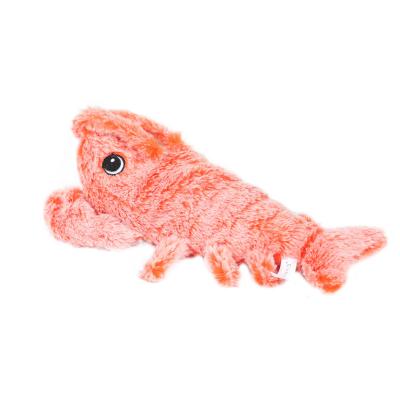 China Net Red Shrimp Toy Cat And Dog Interactive Toy Cat Toy Refillable Jumping Viable Lobster for sale