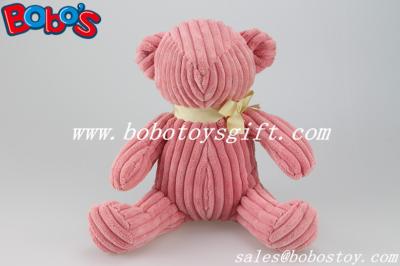 China Juguete relleno rosa del oso de peluche del diseño de Fanshion sin la nariz y la boca de Eys en venta