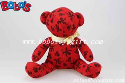 China El animal relleno juguete del oso de peluche del diseño de Fanshion del juguete de Halloween con la cinta del oro en venta