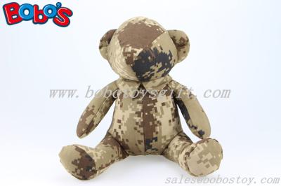 China Gifts For Men Fanshion Design Gift Camouflage Color Stuffed Teddy Bears Toy for sale