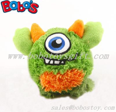 China Wholesale Price plush monster puppy  toy in green color with squeaker for sale