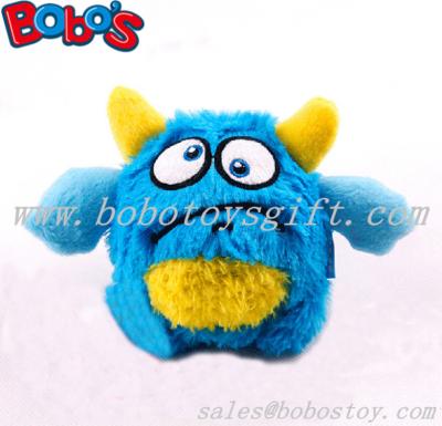 China ECO-friendly material blue monster pet toy plush stuffed dog toy with squeaker for sale