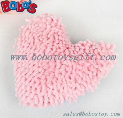 China Plush Pink Heart Shape Pet Toy With Squeaker for sale