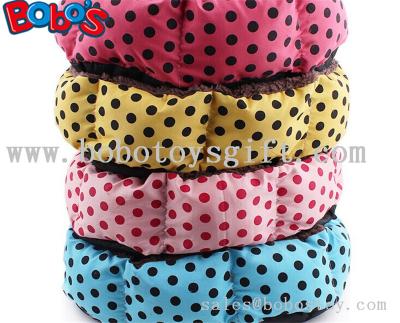 China High Quanlity Pet Products Polka Dot Pattern Pet Bed for dog cat for sale