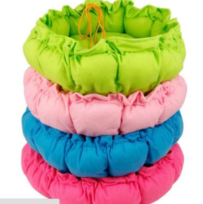 China Warm Soft Plush Pumpkin Pet Bed Dog Cat Mat in different color for sale