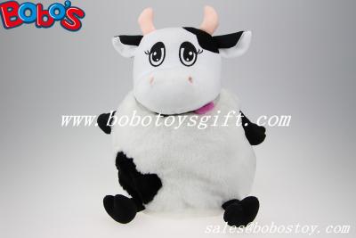 China 0-10 Age Baby Soft Cartoon Cow Animal Bag Plush Backpack for sale